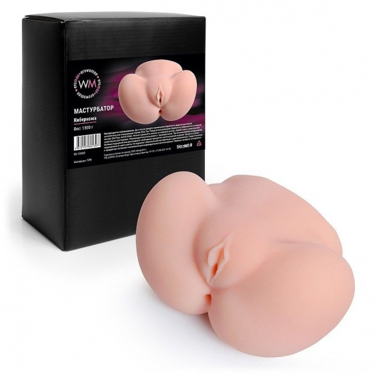 Реалистичный мастурбатор с двумя функциональными отверстиями - Erowoman-Eroman - в Твери купить с доставкой