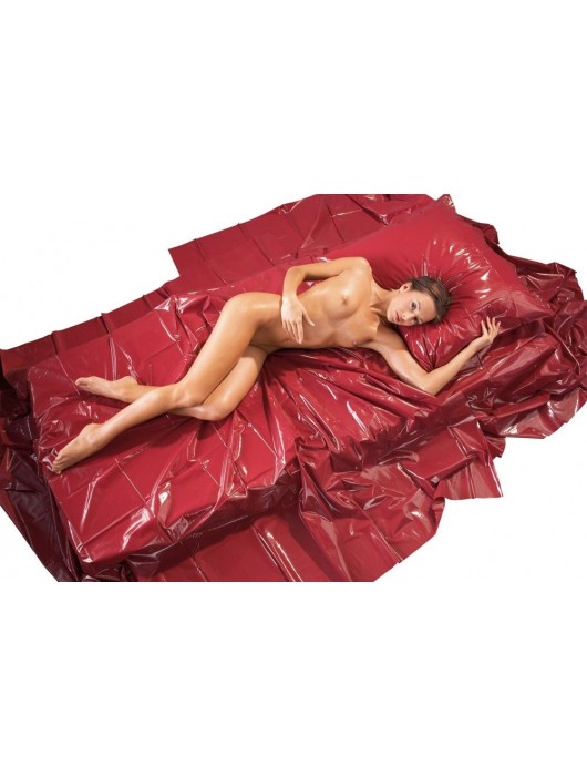 Виниловая простынь цвета бордо - Orion - купить с доставкой в Твери