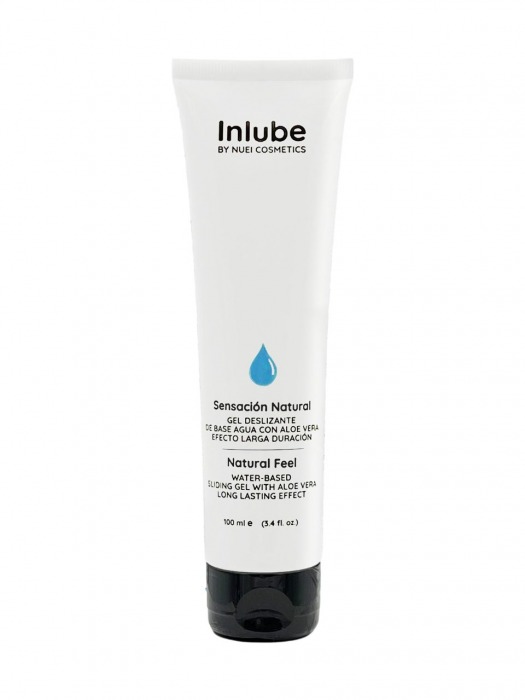 Интимный лубрикант с алоэ вера Inlube Natural Feel - 100 мл. - Nuei cosmetics - купить с доставкой в Твери