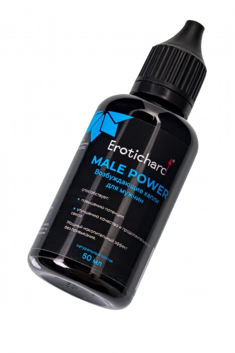 Капли для мужчин Erotichard Male Power - 50 мл. - Erotic Hard - купить с доставкой в Твери