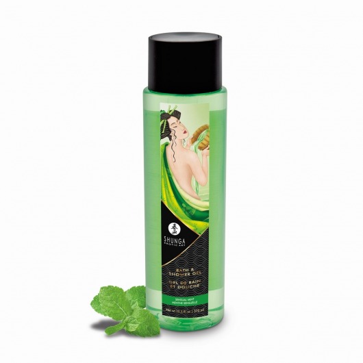 Гель для душа Sensual Mint с ароматом мяты - 370 мл. -  - Магазин феромонов в Твери