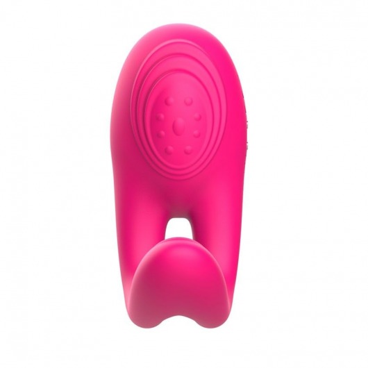 Розовое виброкольцо с пультом ДУ - I-MOON - в Твери купить с доставкой