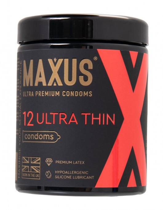 Ультратонкие презервативы MAXUS Ultra Thin - 12 шт. - Maxus - купить с доставкой в Твери