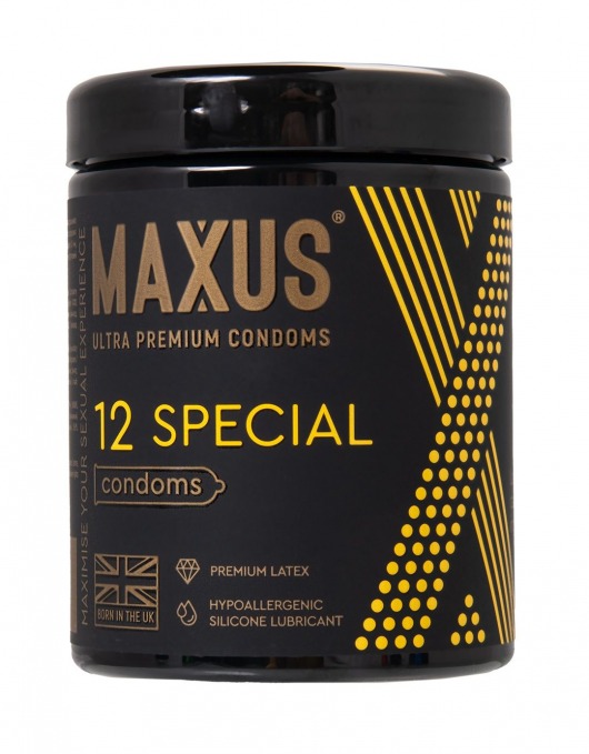 Презервативы с точками и рёбрами MAXUS Special - 12 шт. - Maxus - купить с доставкой в Твери