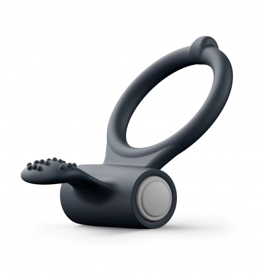 Черное эрекционное кольцо Power Clit - Dorcel - в Твери купить с доставкой