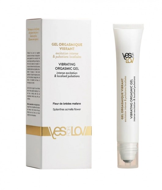 Возбуждающий гель Vibrating Orgasmic Gel - 20 мл. - YESforLOV - купить с доставкой в Твери