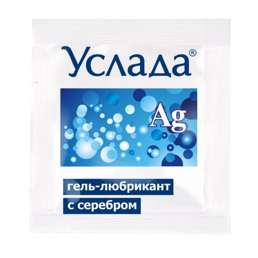 Гель-лубрикант «Услада с серебром» - 3 гр. - Биоритм - купить с доставкой в Твери
