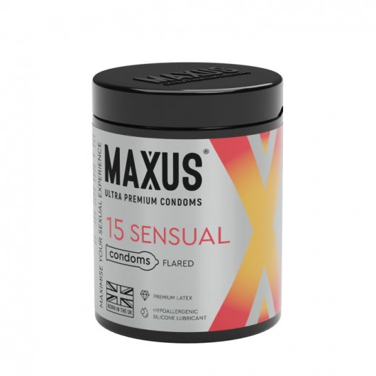 Анатомические презервативы MAXUS Sensual - 15 шт. - Maxus - купить с доставкой в Твери