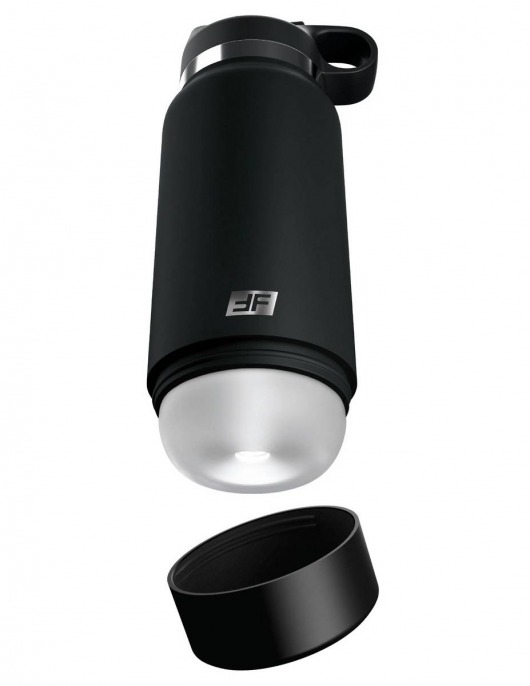 Черный мастурбатор в виде бутылки Fap Flask - Pipedream - в Твери купить с доставкой