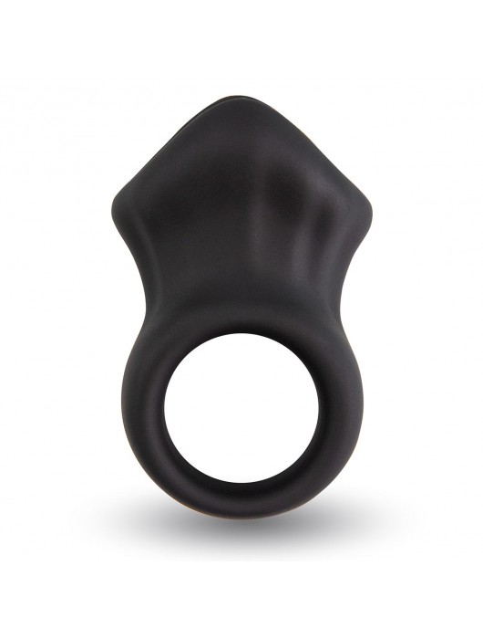 Черная эрекционная утяжка для пениса и мошонки Rooster Ivar - Velv or - в Твери купить с доставкой