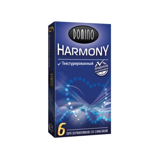 Текстурированные презервативы Domino Harmony - 6 шт. - Domino - купить с доставкой в Твери