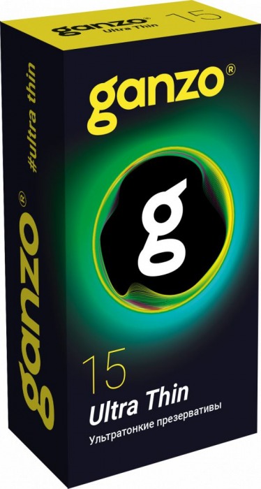 Прозрачные ультратонкие презервативы Ganzo Ultra thin - 15 шт. - Ganzo - купить с доставкой в Твери