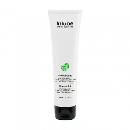 Водный лубрикант Nuei Inlube с алоэ вера и ароматом мяты - 100 мл. - Nuei cosmetics - купить с доставкой в Твери