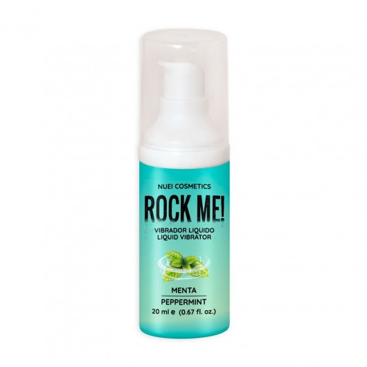 Жидкий вибратор Nuei Rock Me! с ароматом мяты - 20 мл. - Nuei cosmetics - купить с доставкой в Твери