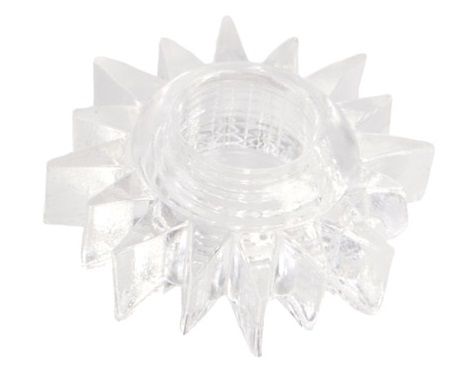 Прозрачное гелевое эрекционное кольцо-солнце - Toyfa Basic - в Твери купить с доставкой