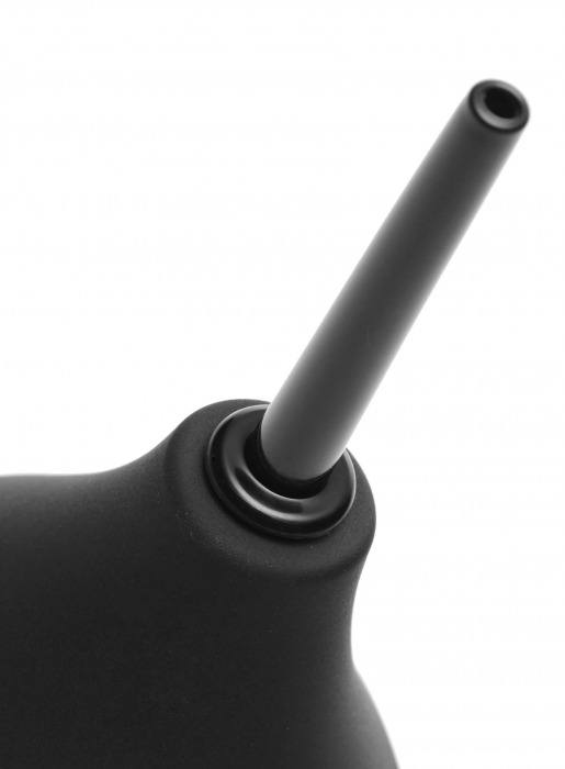 Черный анальный душ Thin Tip Enema Bulb - XR Brands - купить с доставкой в Твери