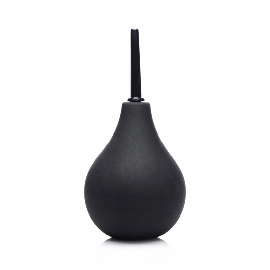 Черный анальный душ Thin Tip Enema Bulb - XR Brands - купить с доставкой в Твери