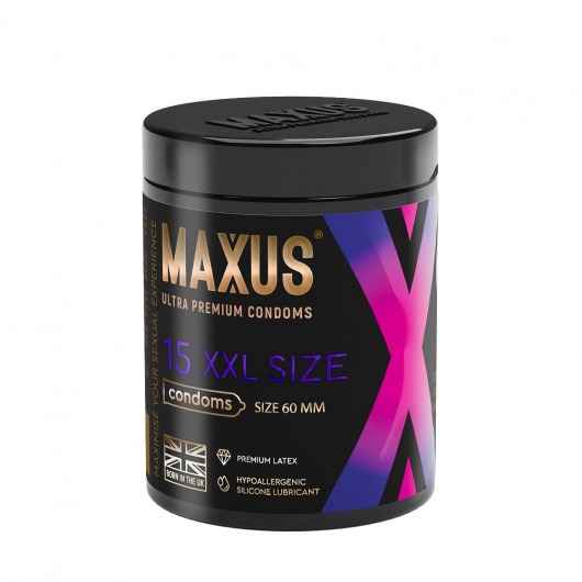 Презервативы увеличенного размера Maxus XXL - 15 шт. - Maxus - купить с доставкой в Твери