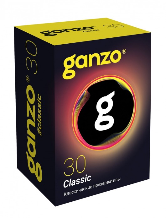 Классические презервативы с обильной смазкой Ganzo Classic - 30 шт. - Ganzo - купить с доставкой в Твери