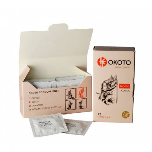 Презервативы OKOTO Classic - 12 шт. - Sitabella - купить с доставкой в Твери