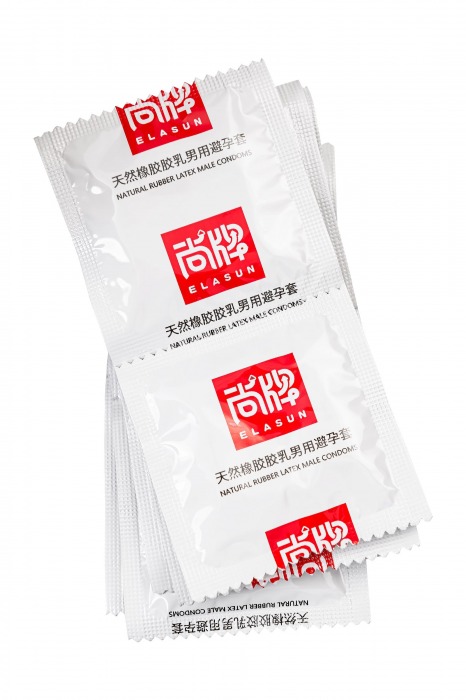 Презервативы с точками и ребрами Elasun Ribbed and Dotted - 10 шт. - Elasun - купить с доставкой в Твери