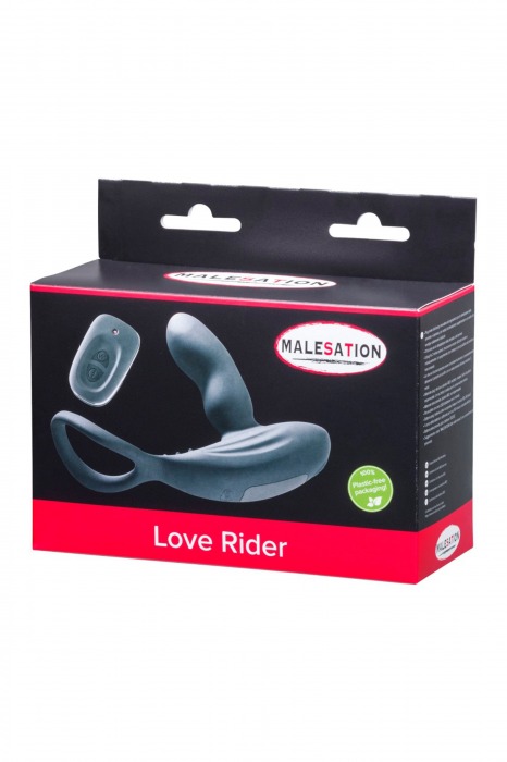 Стимулятор простаты с эрекционным кольцом Love Rider - MALESATION - в Твери купить с доставкой