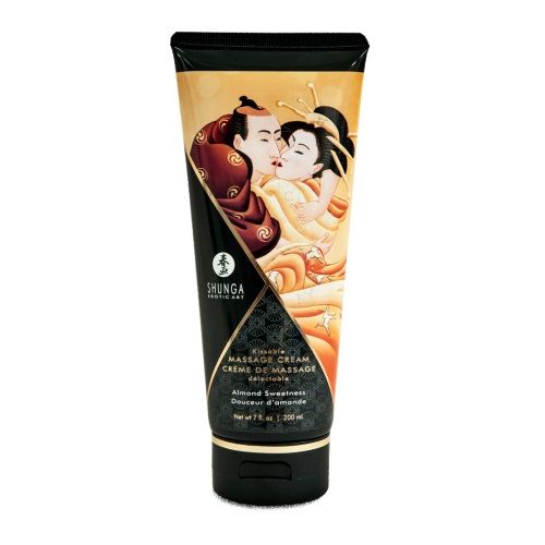 Массажный крем для тела с ароматом миндаля Almond Sweetness - 200 мл. - Shunga - купить с доставкой в Твери