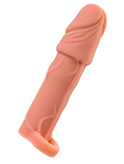 Телесная удлиняющая насадка с подхватом - 16 см. - ToyFa - в Твери купить с доставкой