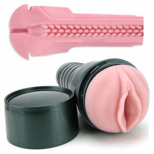 Мастурбатор-вагина Fleshlight - Vibro Pink Lady Touch с вибрацией - Fleshlight - в Твери купить с доставкой