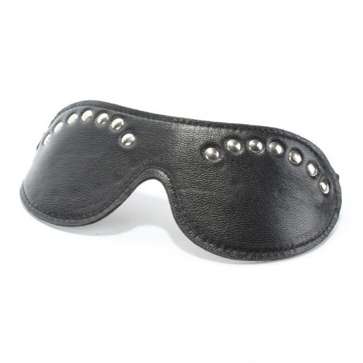 Коричневая маска с декором - БДСМ Арсенал - купить с доставкой в Твери