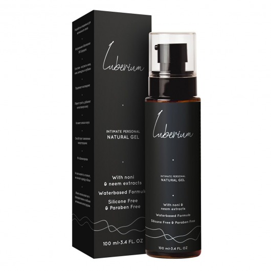 Интимный гель на водной основе с экстрактами нони и нима Luberium Natural Gel - 100 мл. - Luberium - купить с доставкой в Твери