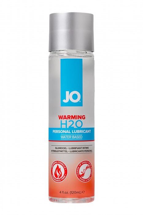 Возбуждающий лубрикант на водной основе JO Personal Lubricant H2O Warming - 120 мл. - System JO - купить с доставкой в Твери