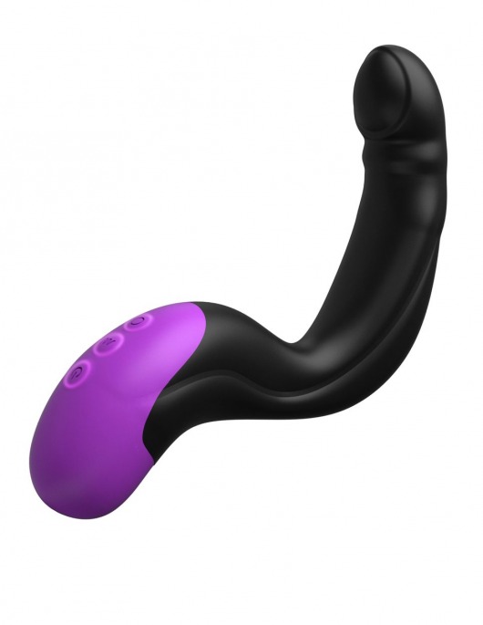 Черно-фиолетовый вибромассажёр простаты Hyper-Pulse P-Spot Massager - Pipedream - в Твери купить с доставкой