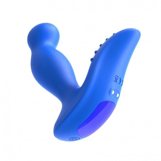 Синий вибромассажер простаты 3,5’’ P-spot Massager - 12,5 см. - Erokay - в Твери купить с доставкой