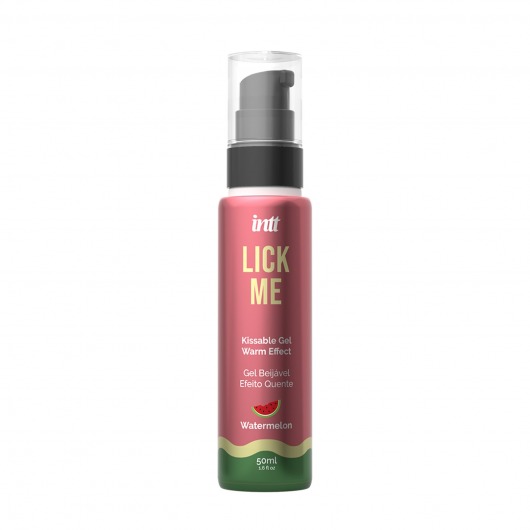 Гель Lick Me с согревающим эффектом и ароматом арбуза - 50 мл. - INTT - купить с доставкой в Твери