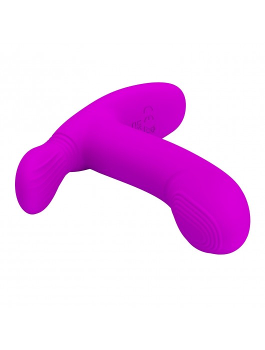 Лиловый стимулятор Geri с подвижным хвостиком - Baile