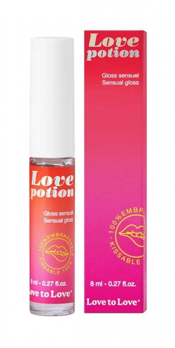 Возбуждающий блеск для губ Love Potion - 8 мл. - Love to Love - купить с доставкой в Твери