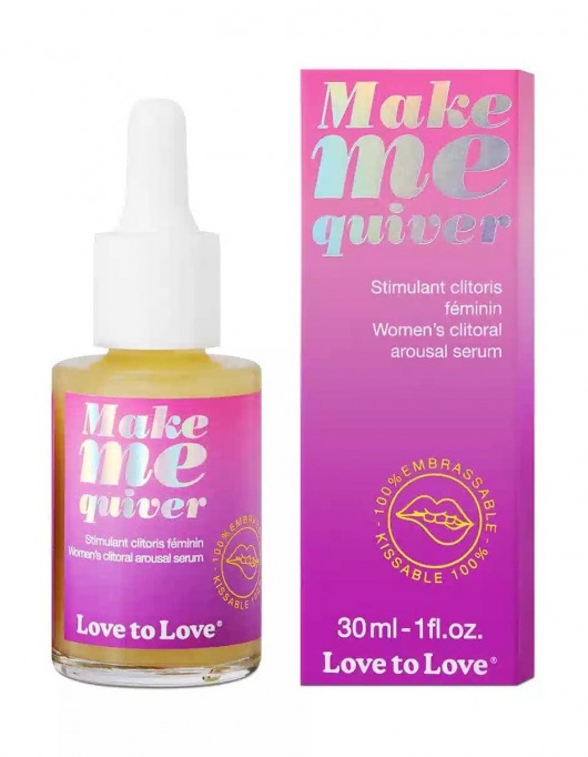 Возбуждающие капли для клитора Make Me Quiver - 30 мл. - Love to Love - купить с доставкой в Твери