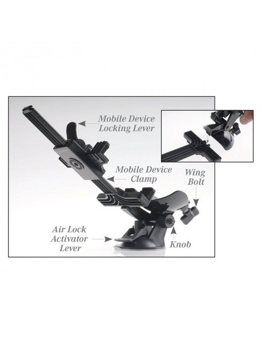 Перезаряжаемый мастурбатор-вагина с держателем для мобильных устройств Extreme Toyz Me - Pipedream - в Твери купить с доставкой