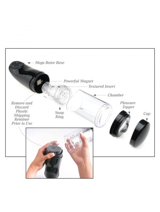 Перезаряжаемый мастурбатор-вагина с держателем для мобильных устройств Extreme Toyz Me - Pipedream - в Твери купить с доставкой