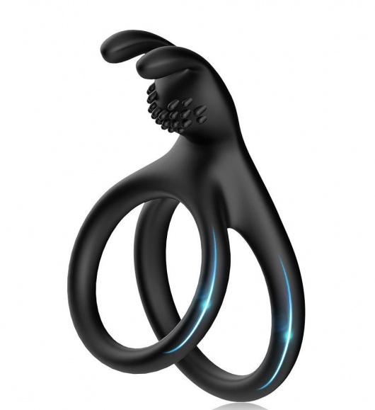 Черное эрекционное кольцо с подхватом мошонки - Boys of Toys - в Твери купить с доставкой