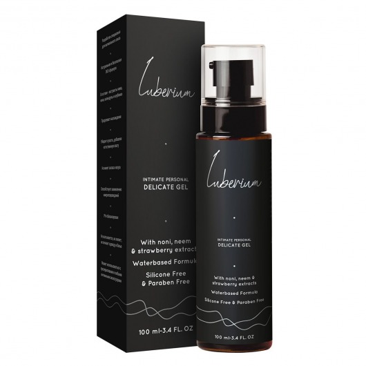 Интимный гель с экстрактами нони, нима и клубники Luberium Delicate Waterbased - 100 мл. - Luberium - купить с доставкой в Твери