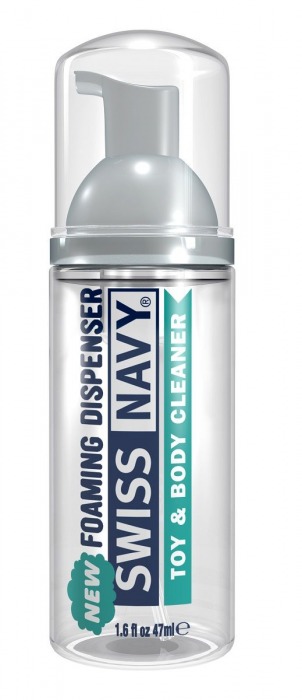 Очищающая пенка для игрушек и тела Toy   Body Cleaner Foamer - 47 мл. - Swiss navy - купить с доставкой в Твери
