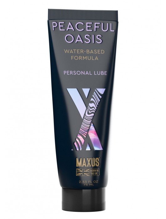 Интимный гель на водной основе MAXUS Peaceful Oasis - 75 мл. - Maxus - купить с доставкой в Твери