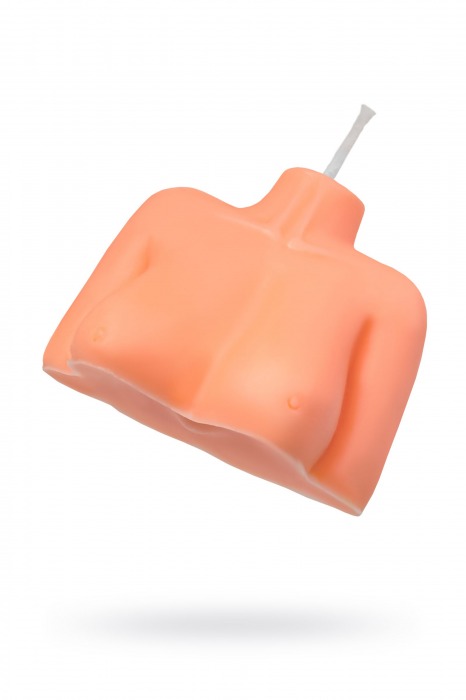 Оранжевая сувенирная свеча «Женский силуэт» - Pecado - купить с доставкой в Твери