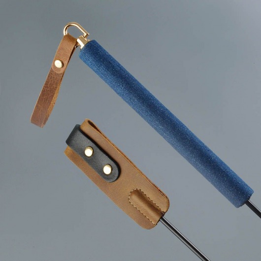 Стек «Дикий Запад» с джинсовой ручкой - 60 см. - Sitabella - купить с доставкой в Твери