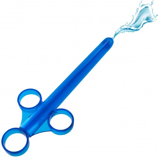 Синий шприц для введения лубриканта XL Lubricant Launcher - XR Brands - купить с доставкой в Твери