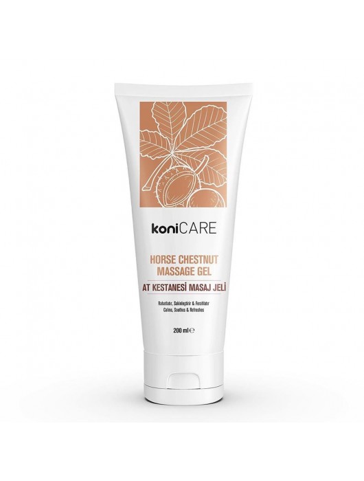 Расслабляющий массажный гель Konicare Horse Chestnut Massage Gel - 200 мл. - KoniCARE - купить с доставкой в Твери