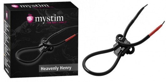 Эрекционное лассо для электростимуляции HEAVENLY HENRY - MyStim - купить с доставкой в Твери