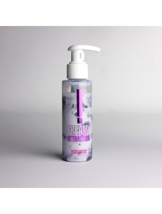 Увлажняющий крем-гель для тела с ароматом ежевики Creamy Attraction Blackberry - 100 мл. - INTT - купить с доставкой в Твери